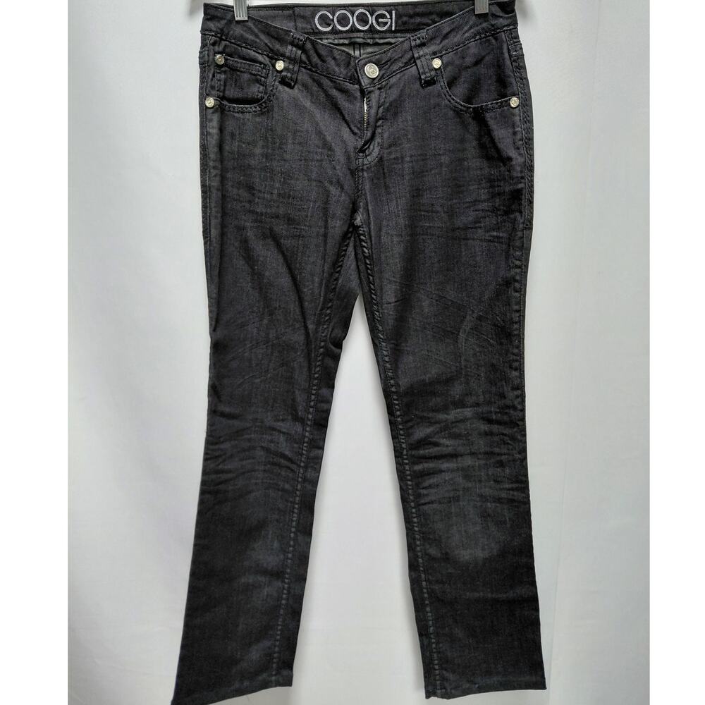 Coogi New York Women's Black Wash Bootcut JeansSize 9/10